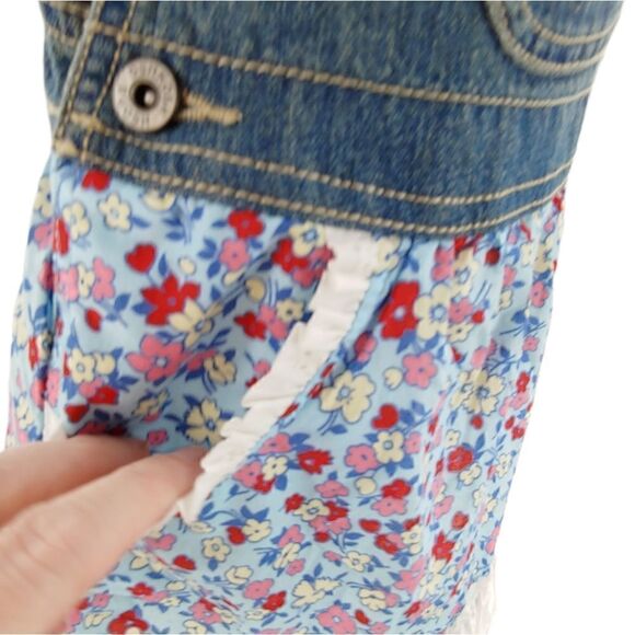 Oshkosh B'gosh cotton classic Vestbak w/ deep eyelet ruffle & pockets 24 months - Picture 8 of 10